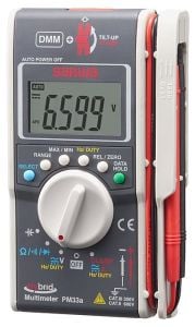 Sanwa PM33A Cep Boy Hibrit Dijital Multimetre + Pens Metre