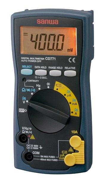 Sanwa CD771 Dijital Multimetre (4000 Count)