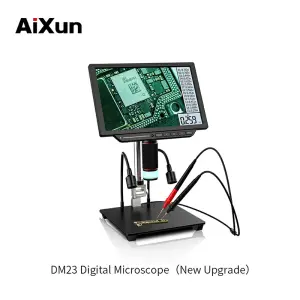 AiXun DM23 4K 10 İnç Ekranlı Multimetre Proplu Dijital Mikroskop