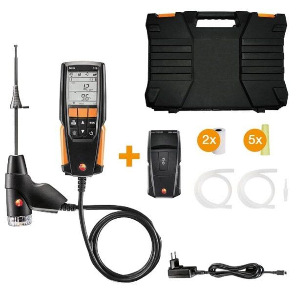 Testo 0563 3110 310 Baca Gazı Analiz Cihazı (Yazıcılı Set)