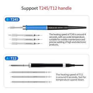 AiXun T3A-T245 200W Akıllı Dijital Havya İstasyonu (3 Uçlu)