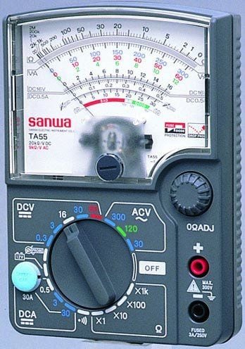 Sanwa TA55 Analog Multimetre
