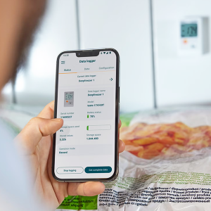 Testo 0572 1743 01 174H BT Akıllı Sıcaklık ve Nem Kayıt Datalogger Cihazı | Beyaz