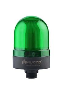 MUCCO SNT-S725-SB-2 70 Çap Flaşör Buzzerlı 40-250v Ac/d Somun Bağlantılı Yeşil Tepe Lambası
