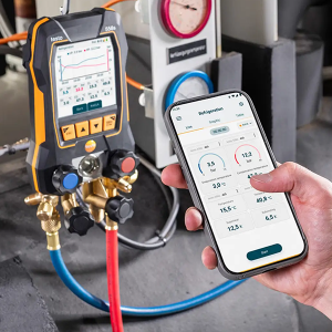 Testo 0564 5582 558S Dokunmatik Ekranlı Akıllı Manifold Vakum Seti