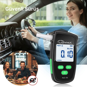 Loyka ALC-01 Dijital Alkolmetre | Hassas Promil Ölçüm Cihazı