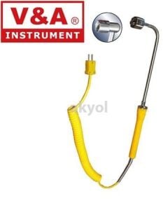 V&A wrnm-02 3416 KTipi Yüzey Sıcaklık Ölçer Prob -50°C +600°C