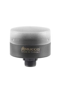 MUCCO SNT-MS715-S-5 70 Çap Sabit 40-250v Ac/dc Mini Somun Bağlantılı Kırmızı Tepe Lambası