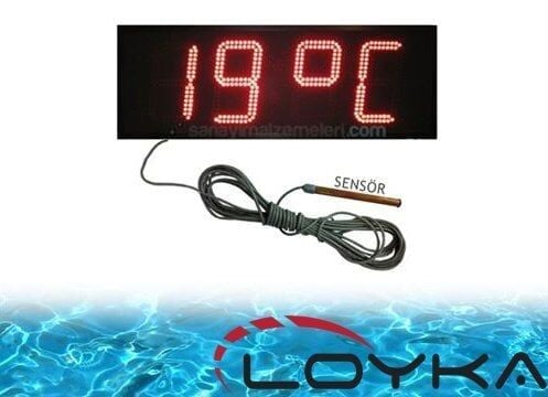 Loyka loykahavuz15 15 CM - Büyük Ekranlı Havuz Suyu Sıcaklığı Ölçer