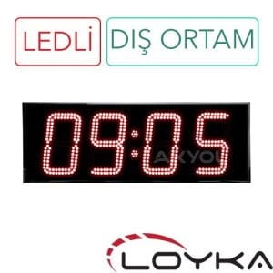 Loyka stn-204 Saat, Nem, Derece-20 cm Yazı Yüksekliği