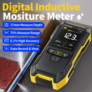 Fnirsi WMT-10 Temassız Endüktif Ahşap ve Duvar Nem Ölçer Higrometre